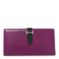 Tadelakt Lizard Bearn Gusset Wallet Anemone Vert