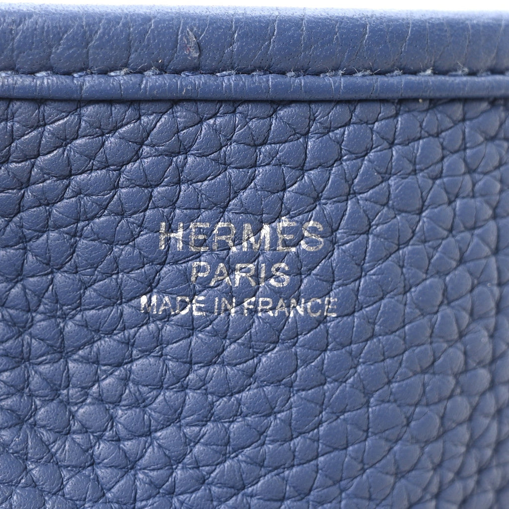 Taurillon Clemence Evelyne III PM Bleu Agate