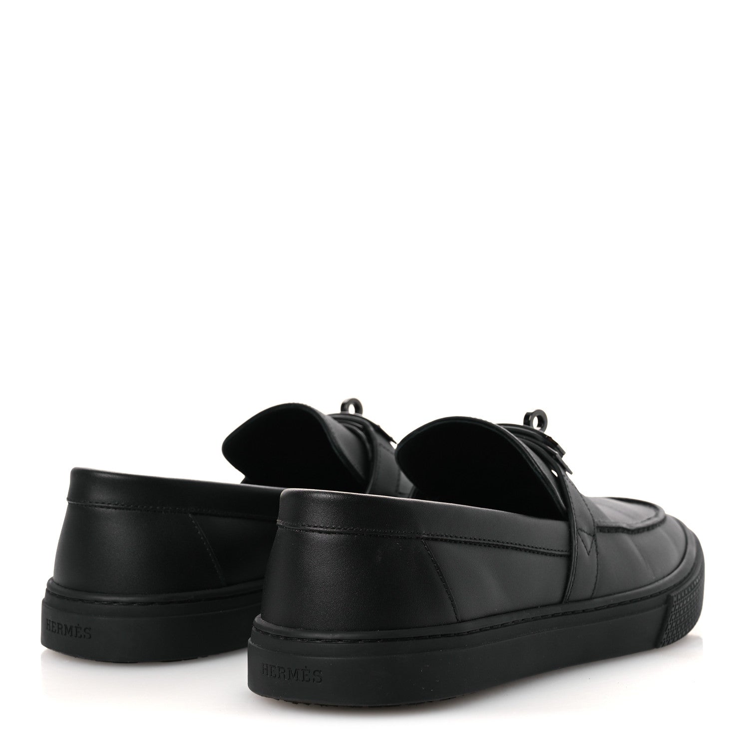 Calfskin Mens Game Slip On Sneakers 40 Black