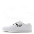 Canvas Embroidered Innocent Sneakers 41 White