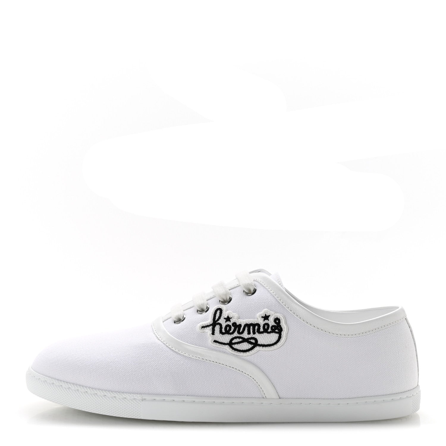Canvas Embroidered Innocent Sneakers 41 White