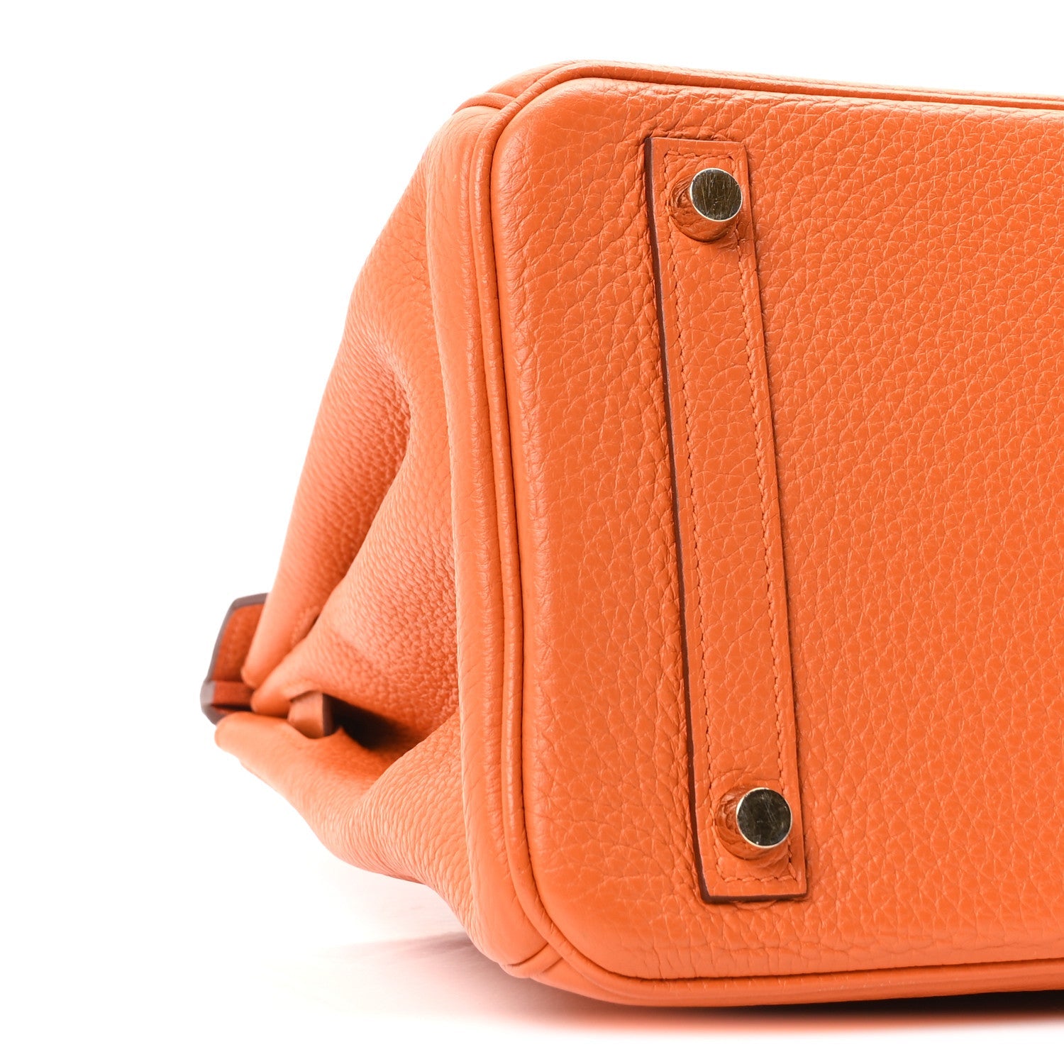 Taurillon Clemence Birkin 30 Orange