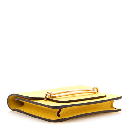 Evercolor Roulis Slim Wallet Jaune De Naples