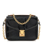 Shiny Epi Monogram Pochette Metis Mini Marine