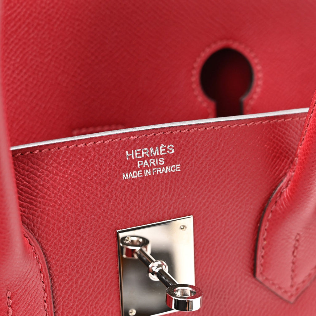 Epsom Birkin 35 Rouge Grenat