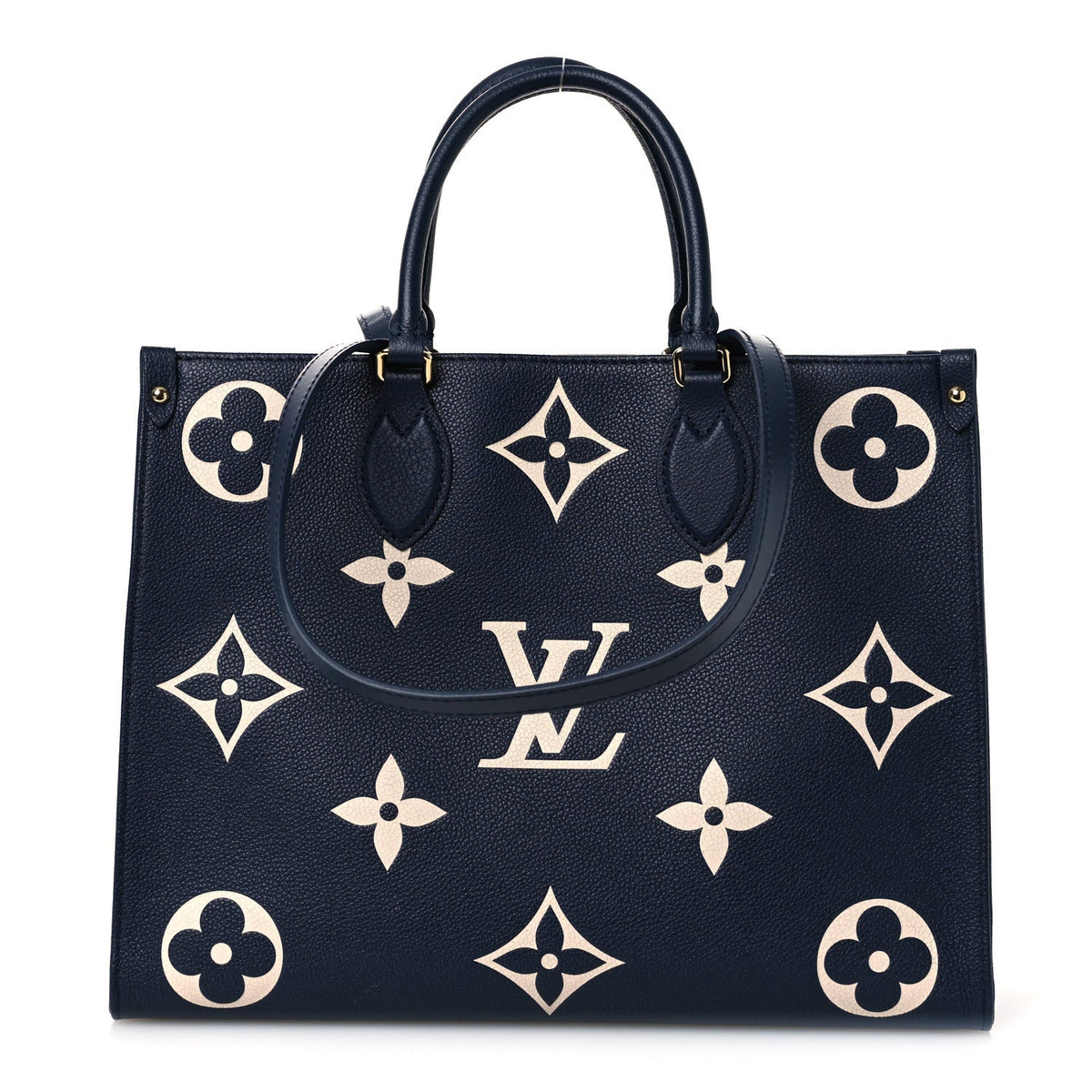 Empreinte Monogram Giant Onthego MM Navy Creme