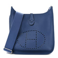 Taurillon Clemence EVELYNE III PM  Bleu Agate