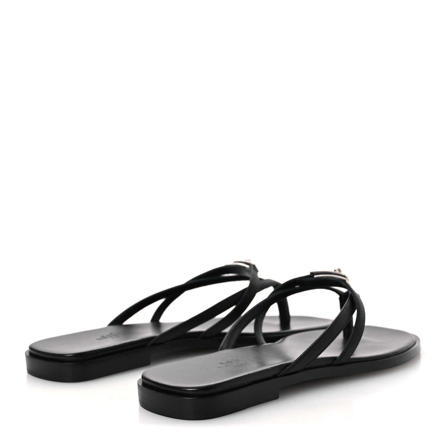 Calfskin Miss Sandals 39 Black