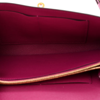 Matte Alligator Kelly Wallet To Go Rose Scheherazade