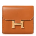 Tadelakt Constance Short Wallet Gold