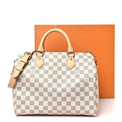 Damier Azur Speedy Bandouliere 30
