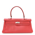 Taurillon Clemence Shoulder Kelly 42 Bougainvillea