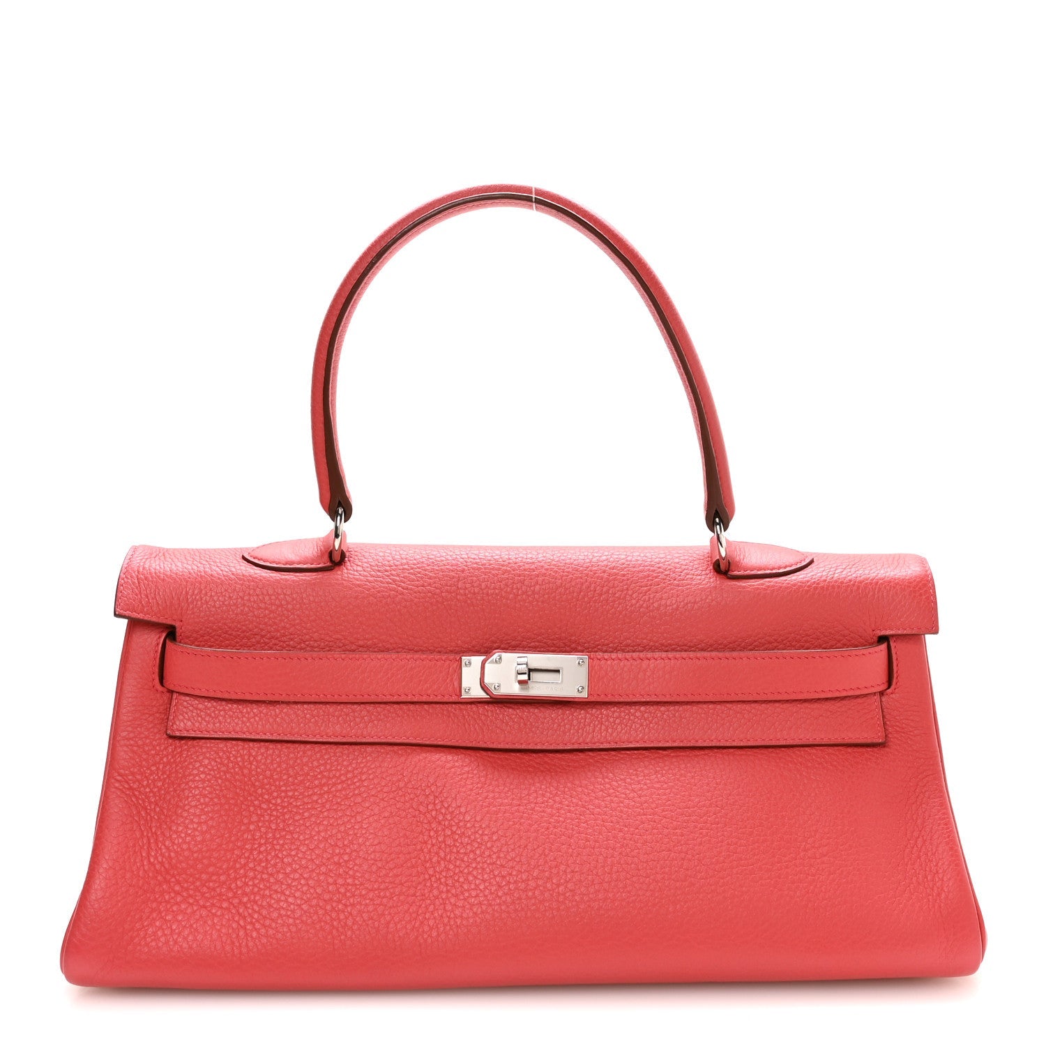 Taurillon Clemence Shoulder Kelly 42 Bougainvillea