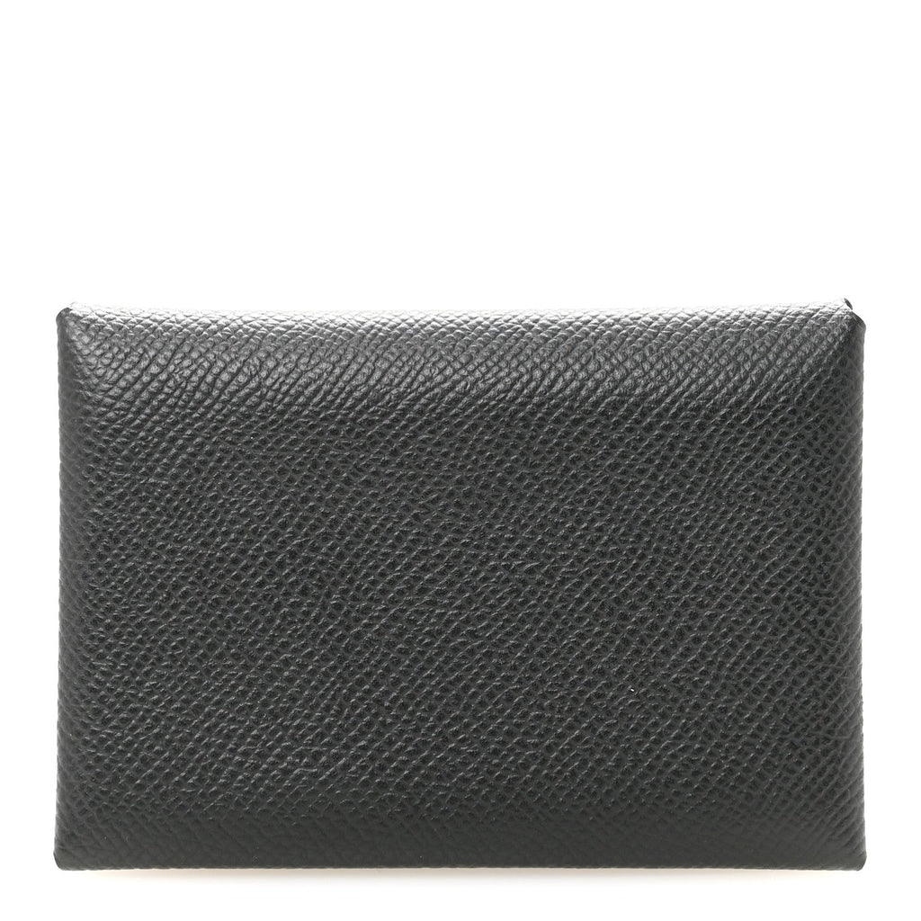 Epsom Calvi Duo Card Case Black