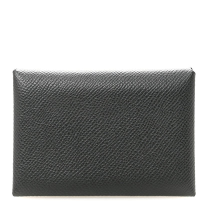 Epsom Calvi Duo Card Case Black