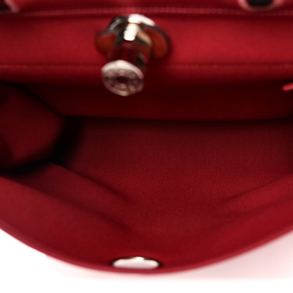 Vache Hunter Toile Herbag Zip 31 PM Rouge H Brique