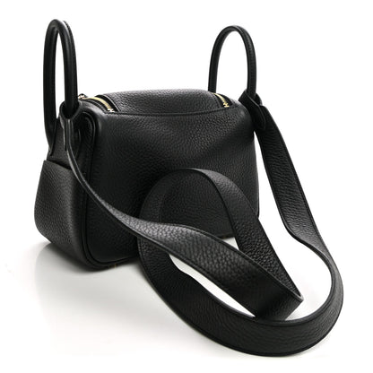 Taurillon Clemence Mini Lindy 20 Black
