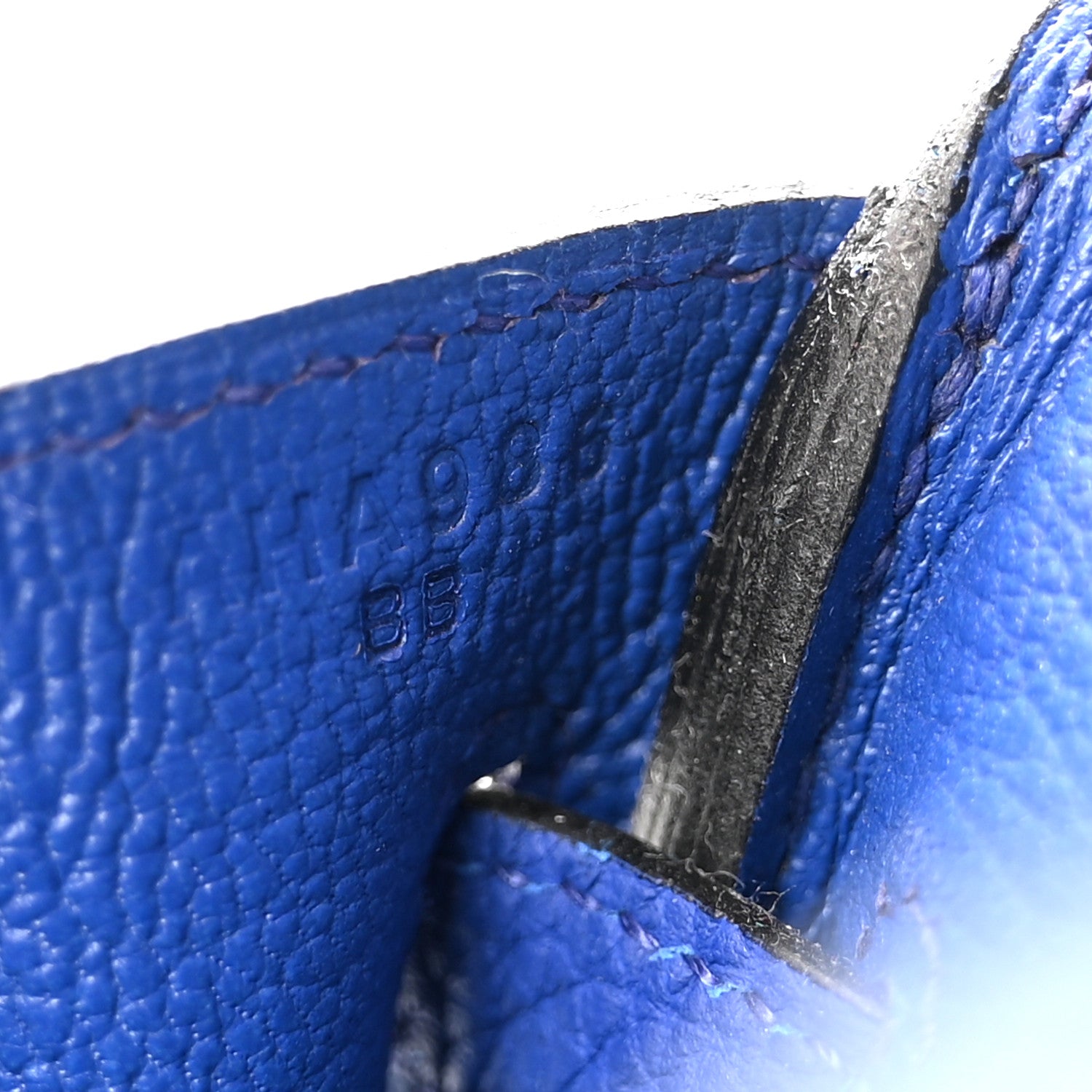 Togo Birkin 25 Bleu Electrique