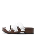 Calfskin Womens Kos Clog 39 White
