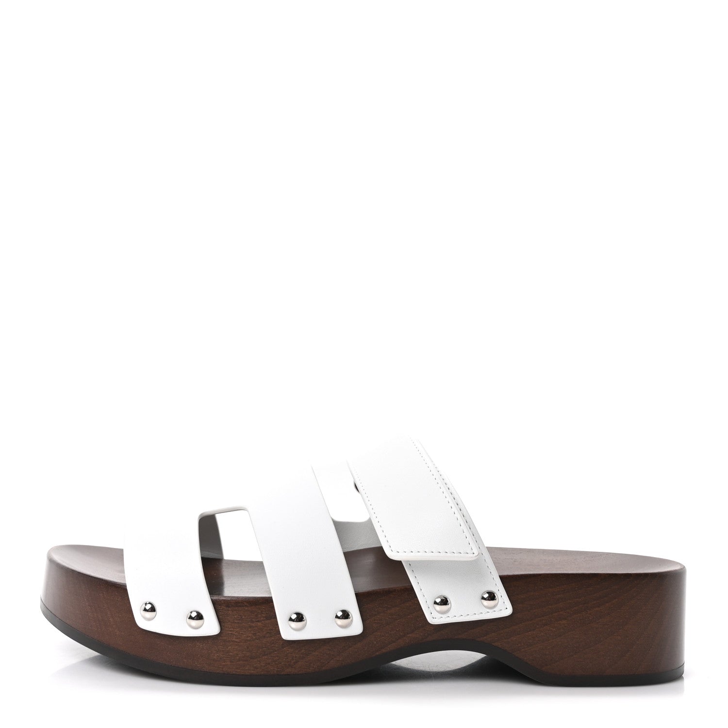 Calfskin Womens Kos Clog 39 White