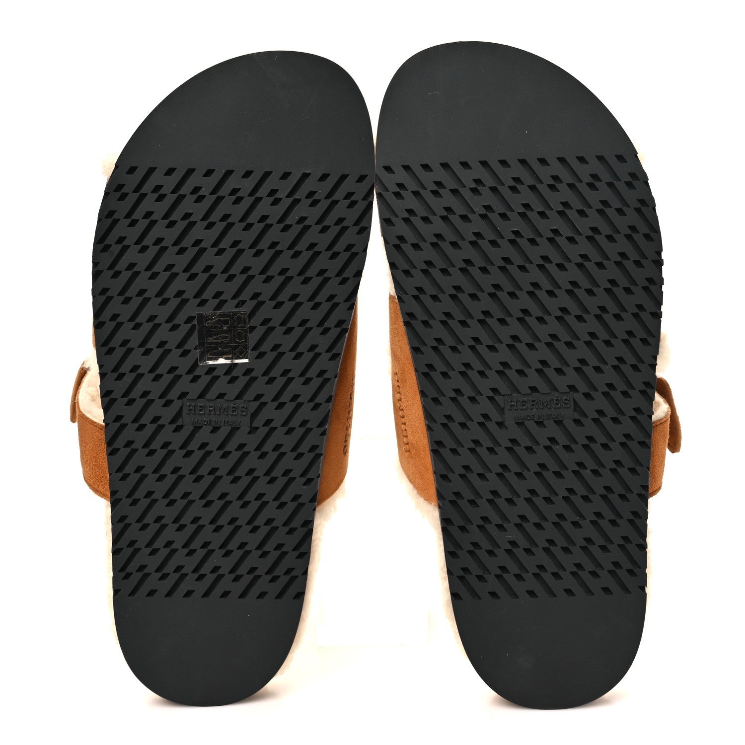 Suede Goatskin Woolskin Womens Chypre Sandals 39 Naturel Ecru