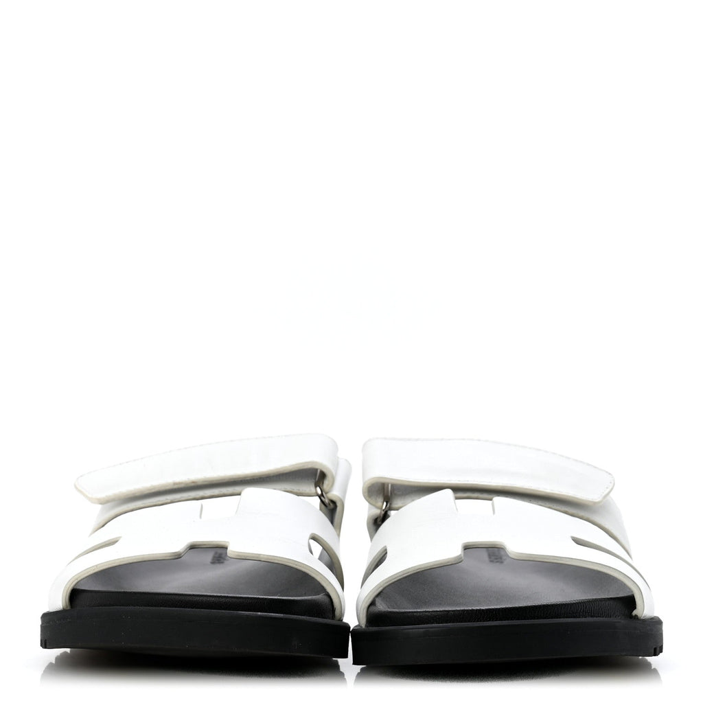 Calfskin Womens Chypre Sandals 36 White