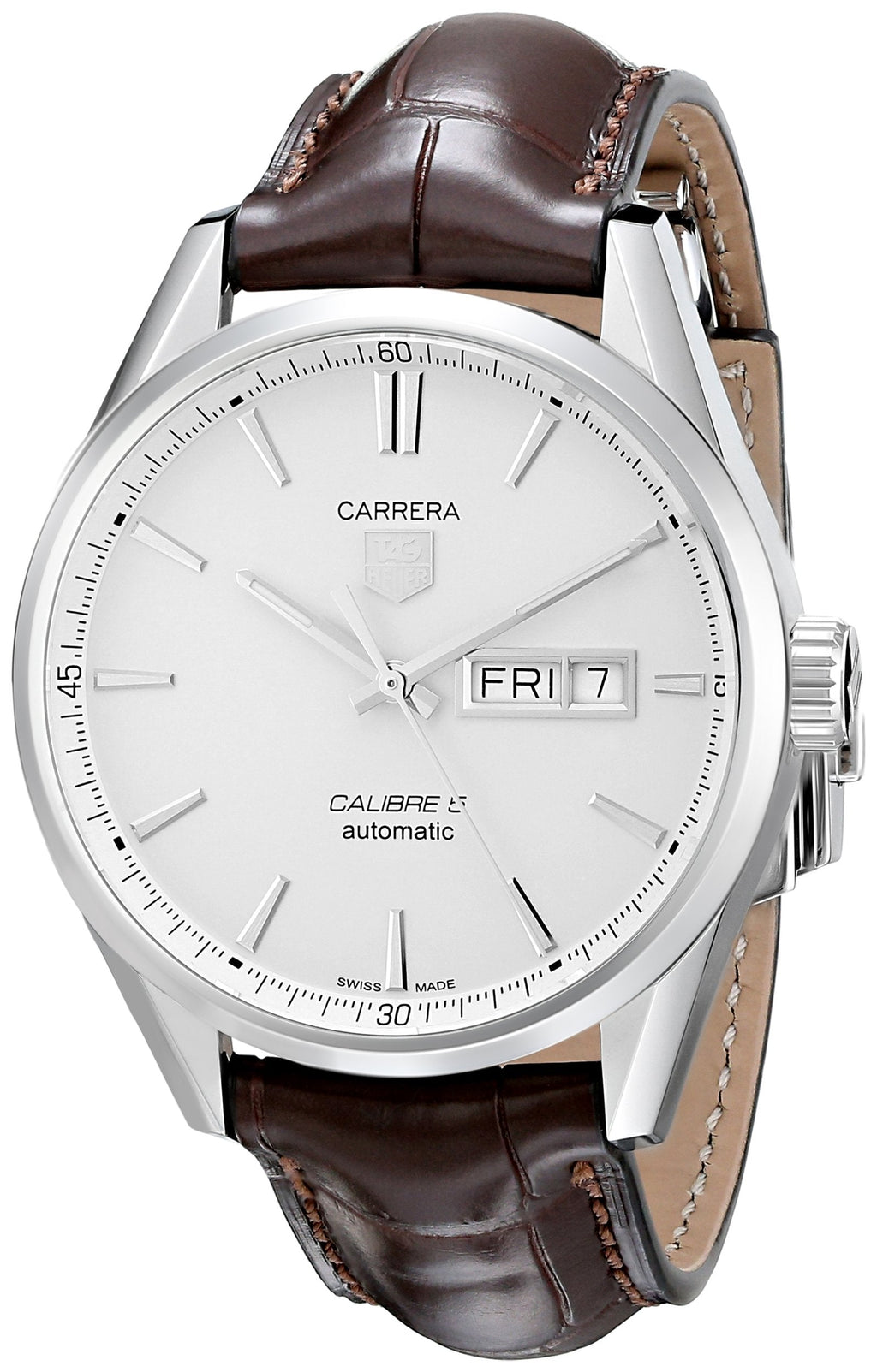 Tag Heuer Carrera Silver Dial Watch for Men - WAR201B.FC6291