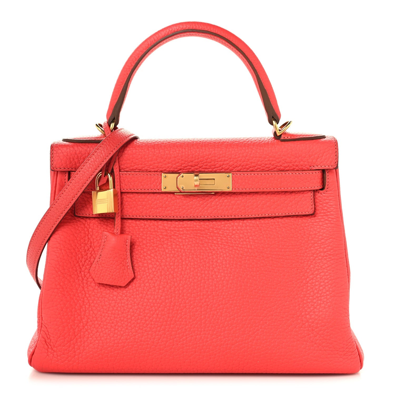 Togo Kelly Retourne 28 Rouge Pivoine