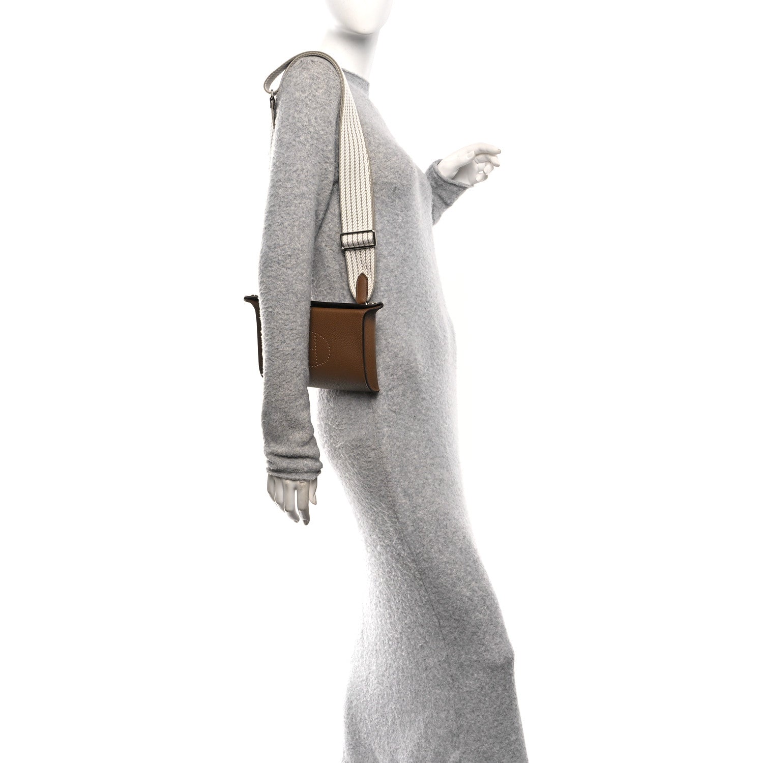 Togo Sangle Cordage Videpoches Alezan Beige Marfa Gris Pale