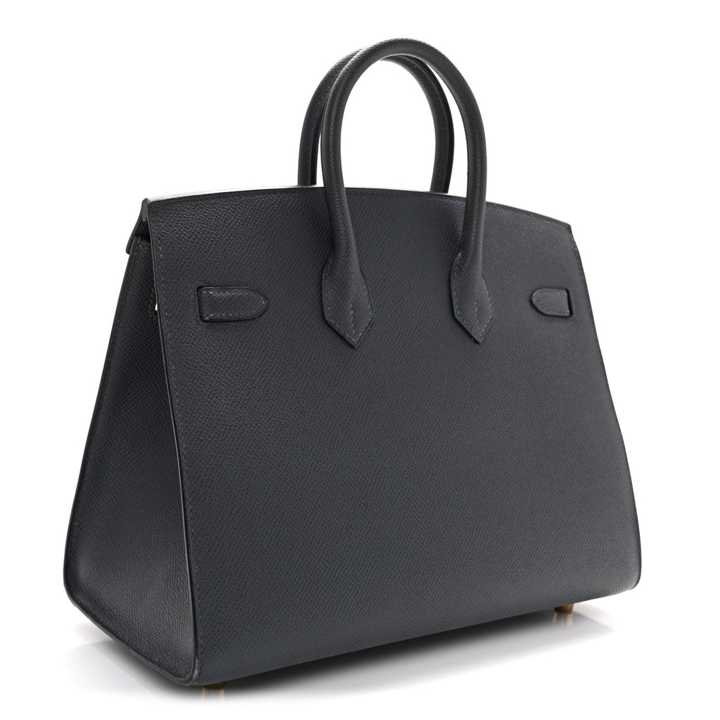 Epsom Birkin Sellier 25 Gris Misty