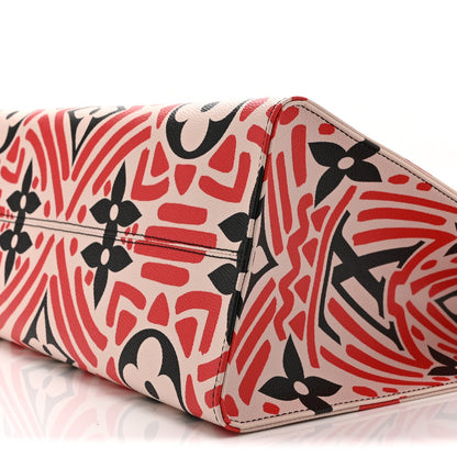 Monogram Giant Crafty Onthego GM Creme Rouge Black