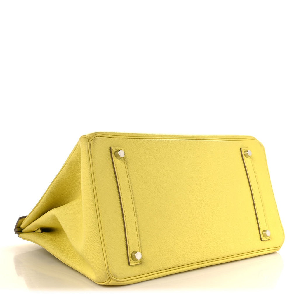 Epsom Birkin 35 Lime