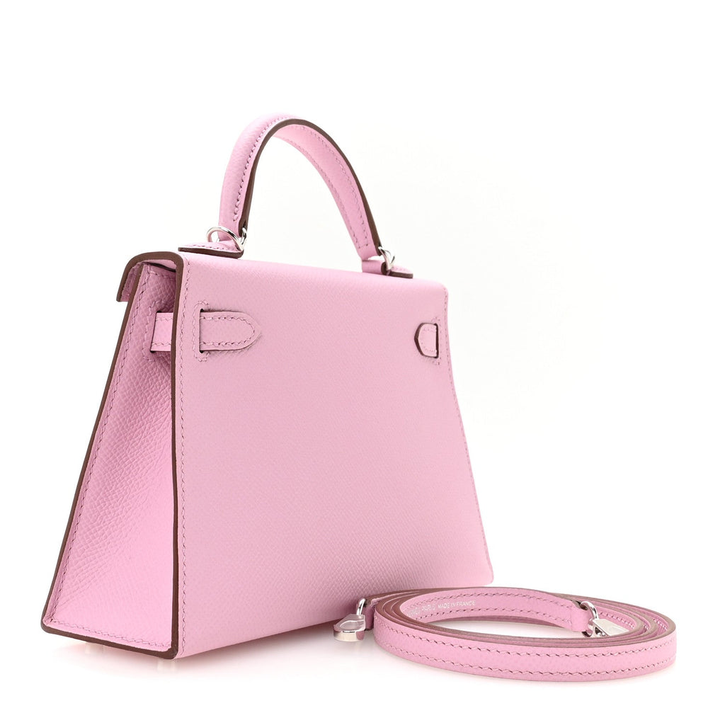 Epsom Mini Kelly Sellier 20 Mauve Sylvestre