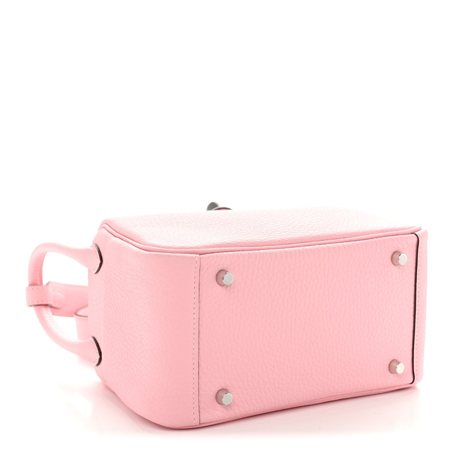 Taurillon Clemence Verso Mini Lindy 20 Rose Sakura Gris Perle