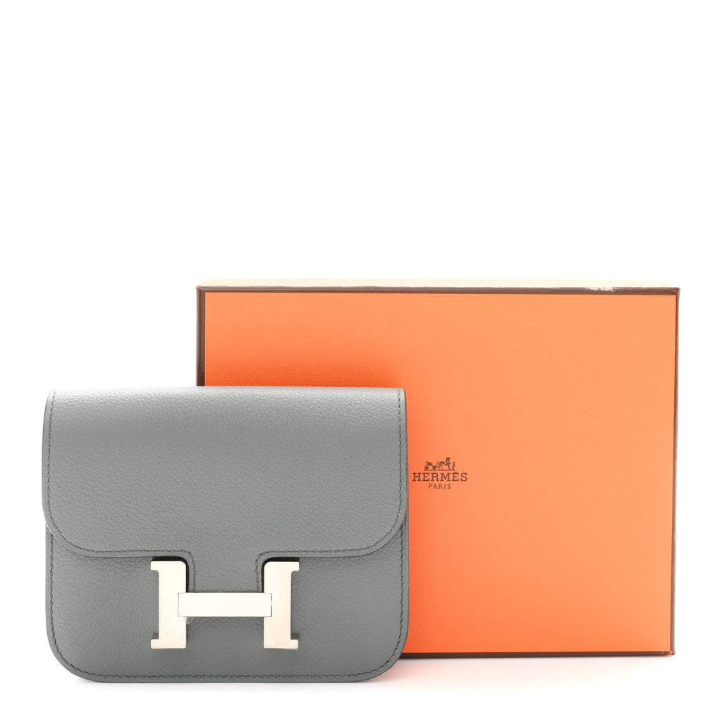 Evercolor Constance Slim Wallet Vert Amande