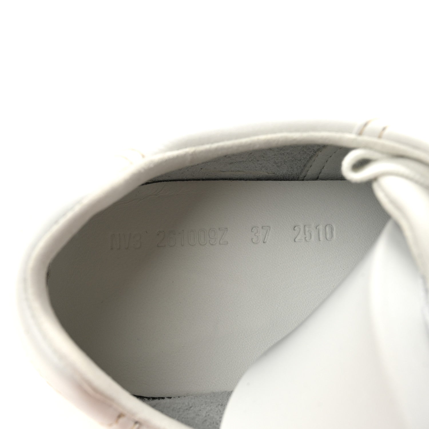 Supple Calfskin Master Sneakers 37 Beige Glaise
