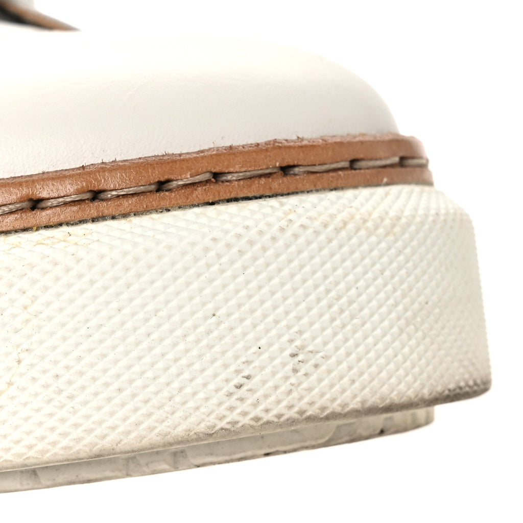 Calfskin Pegase Pop Polo Sneakers 38 Multicolor White