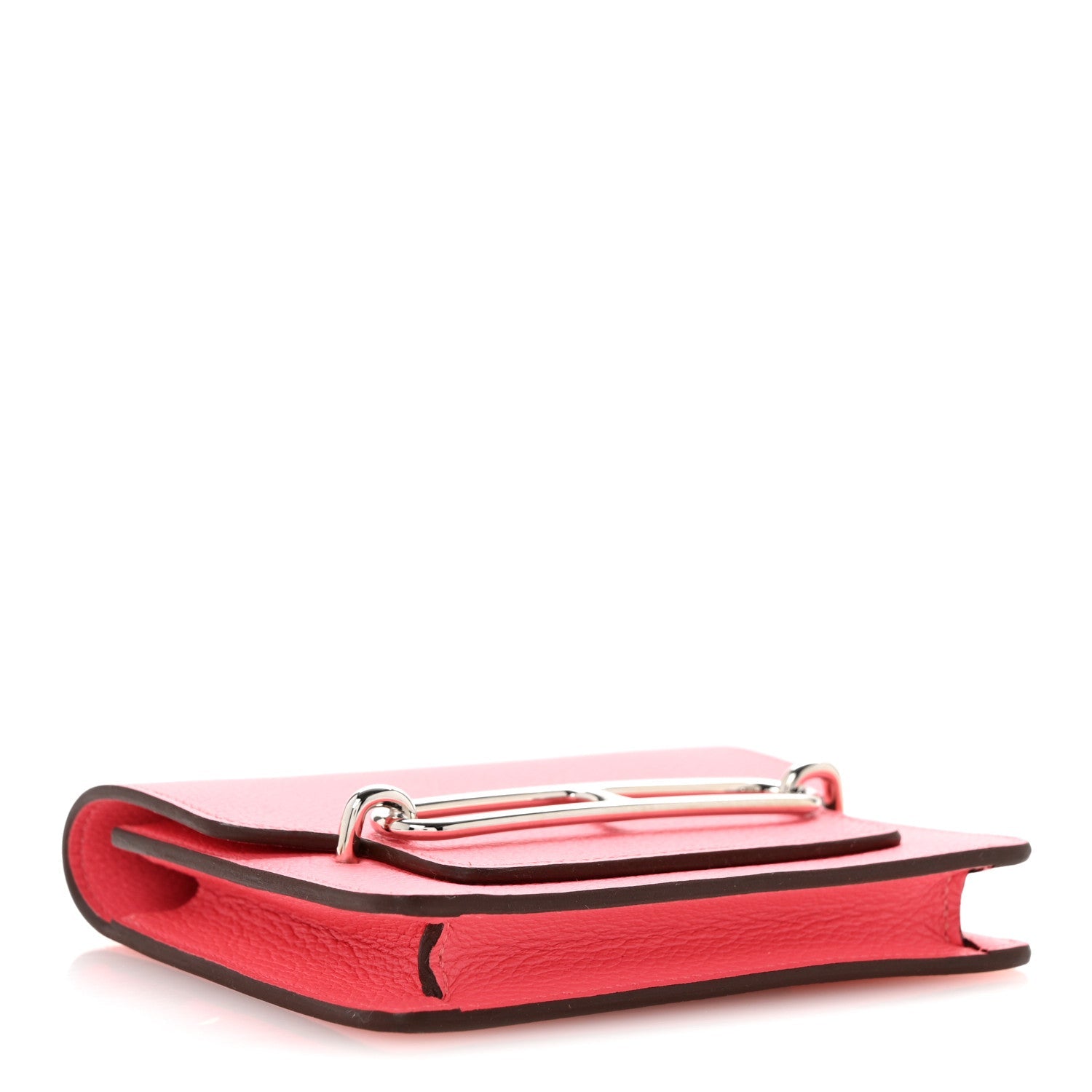 Chevre Mysore Roulis Slim Wallet Rose Azalee