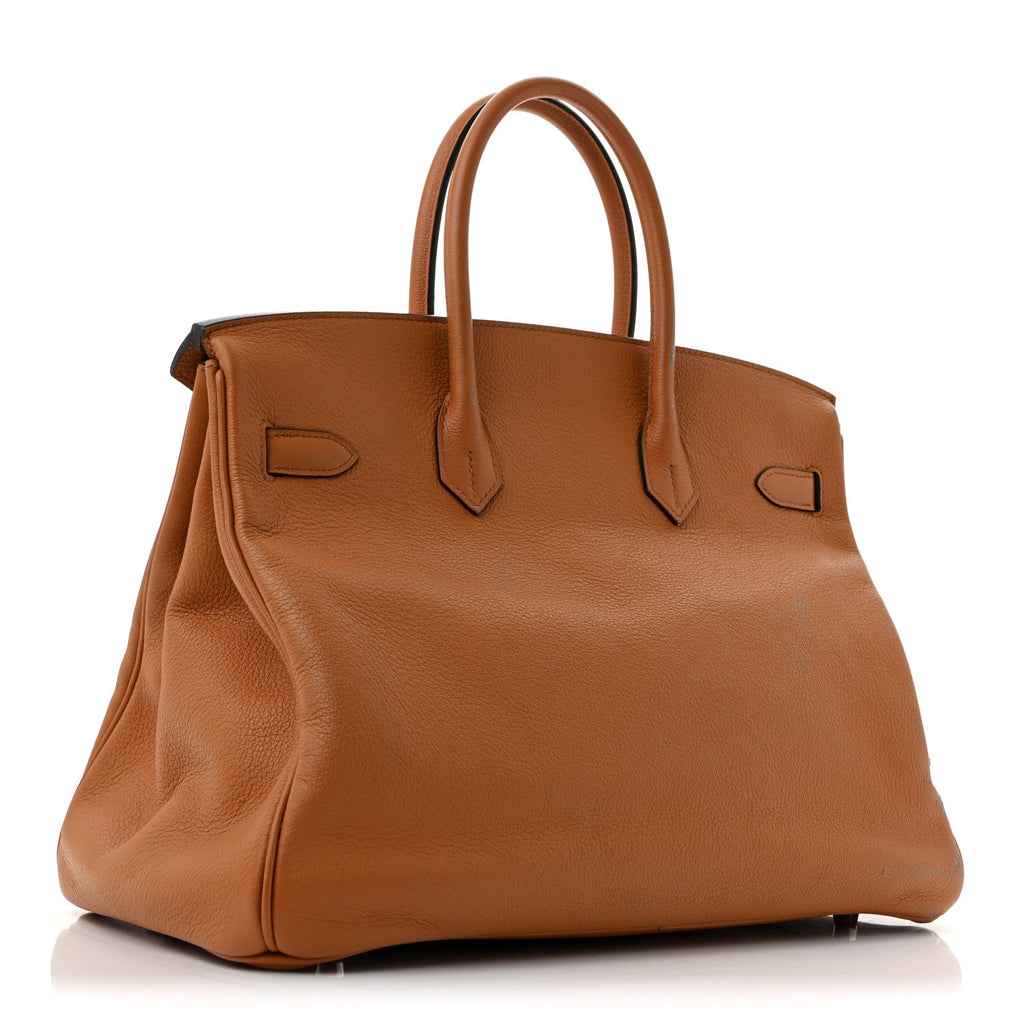 Taurillon Novillo Sea Surf and Fun Birkin 35 Toffee