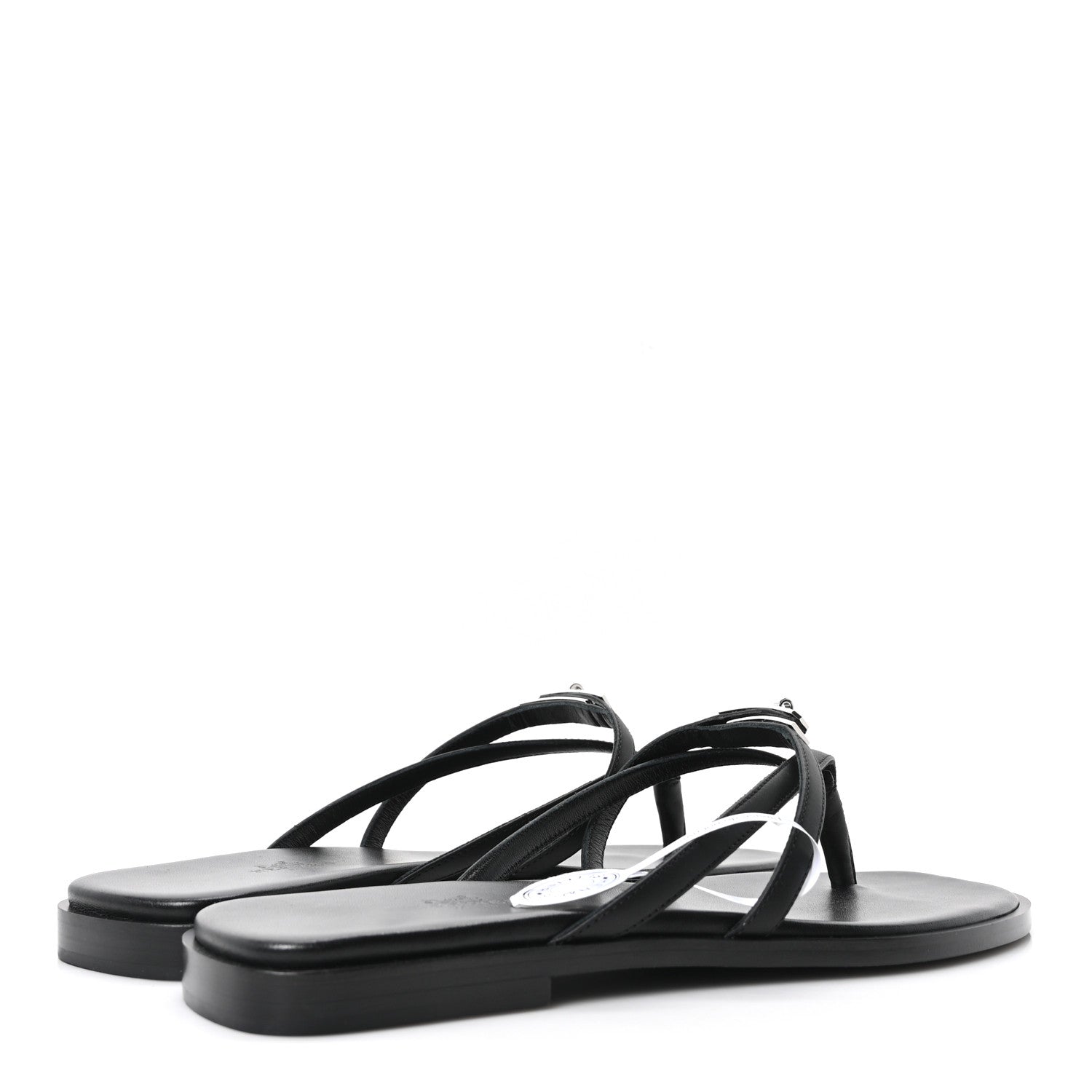 Calfskin Miss Sandals 39 Black