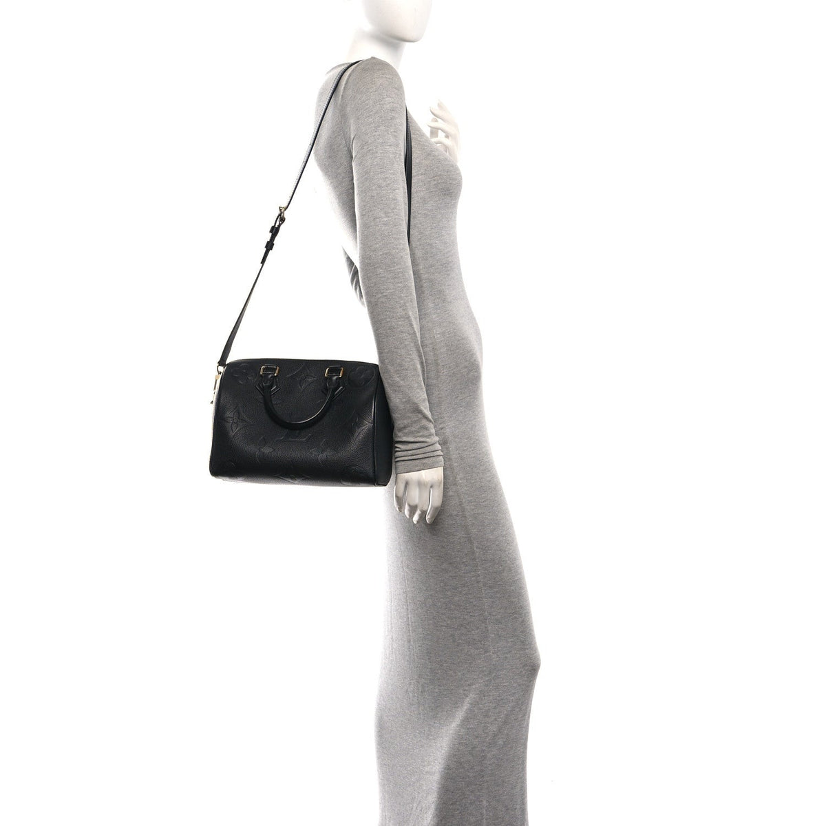 Empreinte Monogram Giant Speedy Bandouliere 25 Black