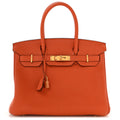 Togo Birkin 30 Orange
