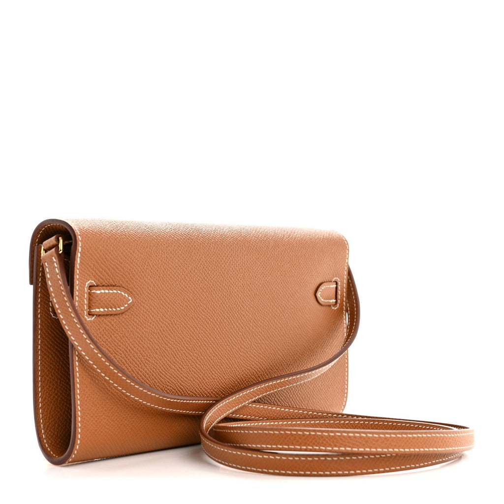 Epsom Kelly Wallet To Go Gold