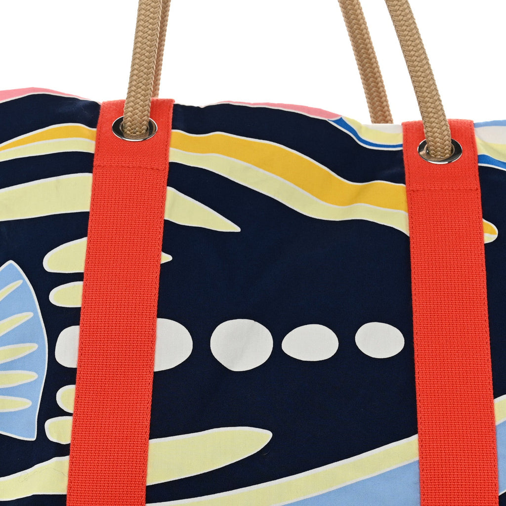 Cotton Traffic Jam Beach Bag Marine Rose