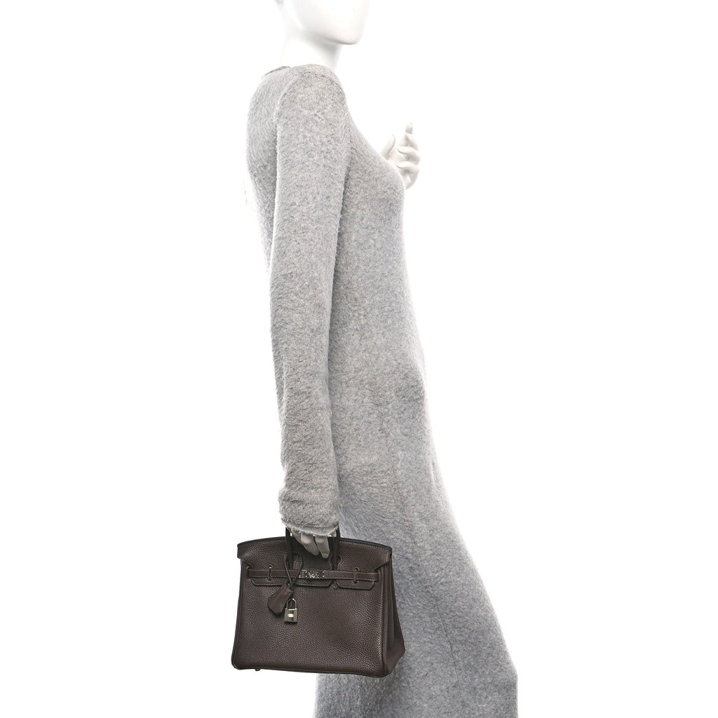 Togo Birkin 25 Chocolate