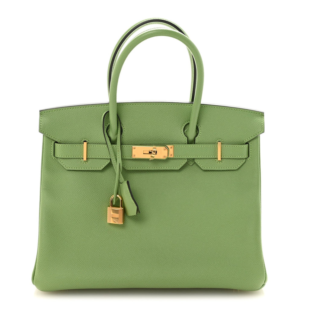 Epsom Birkin 30 Vert Criquet