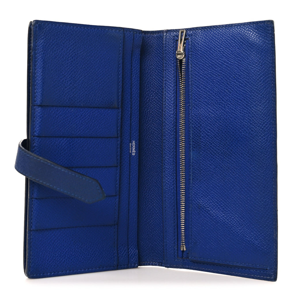 Epsom Bearn Gusset Wallet Bleu Electrique