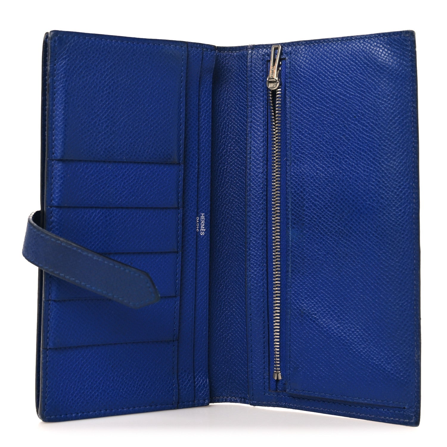 Epsom Bearn Gusset Wallet Bleu Electrique