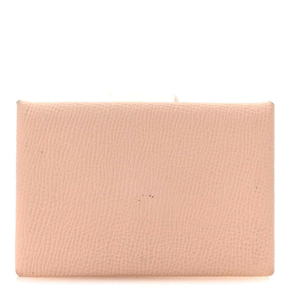 Epsom Calvi Card Case Rose Eglantine