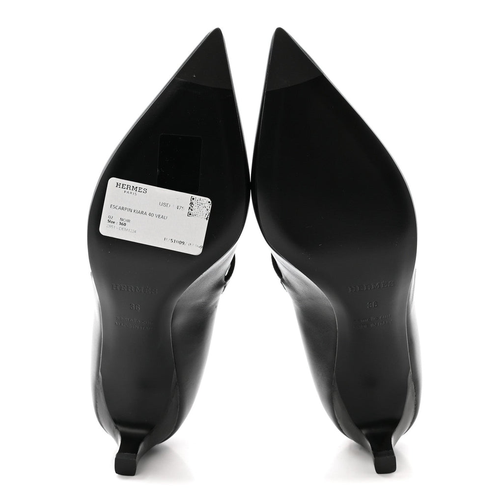 Calfskin Kiara 40 Pumps 36 Black